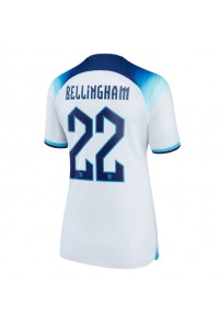 England Jude Bellingham #22 Fotballdrakt Hjemme Klær Dame VM 2022 Korte ermer